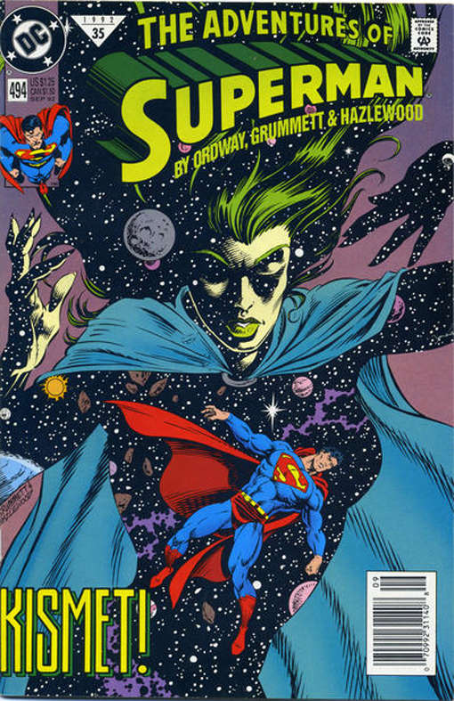 Adventures of Superman #494 Newsstand Edition