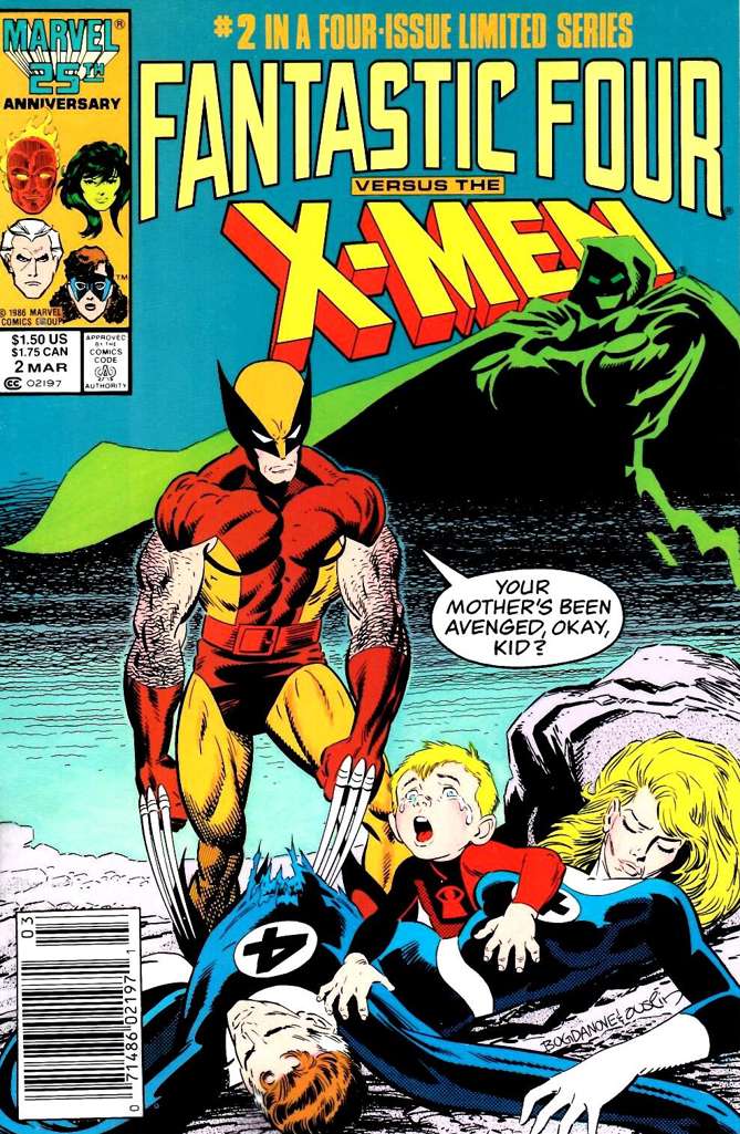 Fantastic Four Vs. X-Men #2 Newsstand Edition