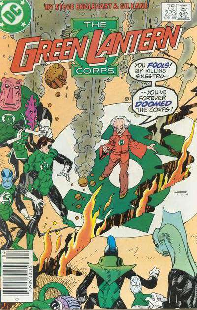 The Green Lantern Corps #223 Newsstand Edition