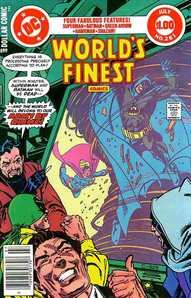World’s Finest Comics #281 Newsstand Edition