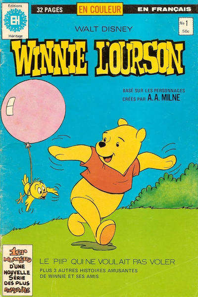 Winnie L’Ourson (Editions Héritage)