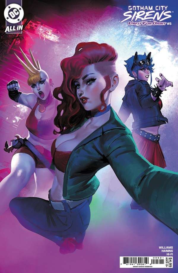 Gotham City Sirens: Unfit for Orbit #5 Variation B