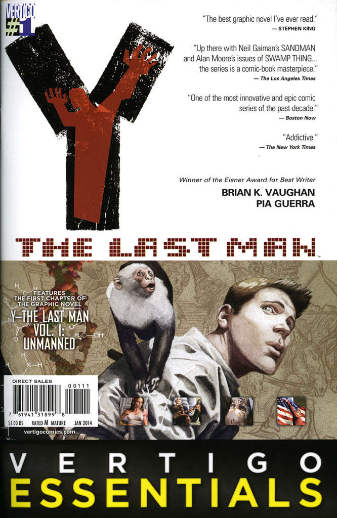 Y: The Last Man #1  - 3rd printing