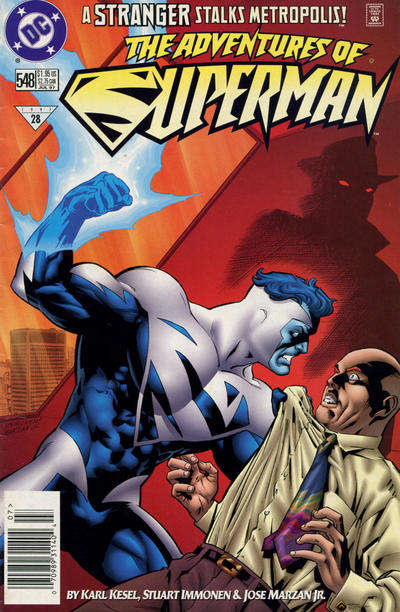 Adventures of Superman #548 Newsstand Edition