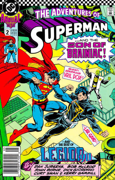 Adventures of Superman Annual #2 Newsstand Edition
