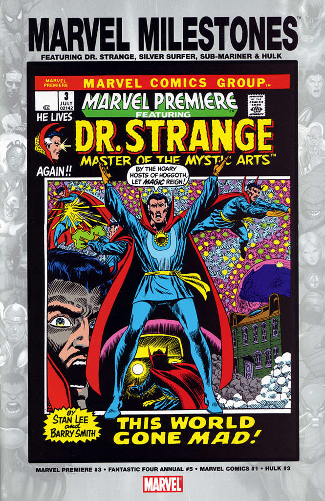 Marvel Milestones: Dr. Strange, Silver Surfer, Sub-Mariner, &amp; Hulk