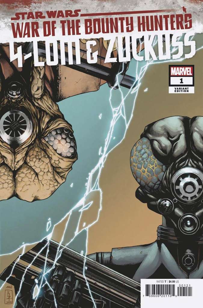 Star Wars: War of the Bounty Hunters—4-LOM & Zuckuss #1 Variation A