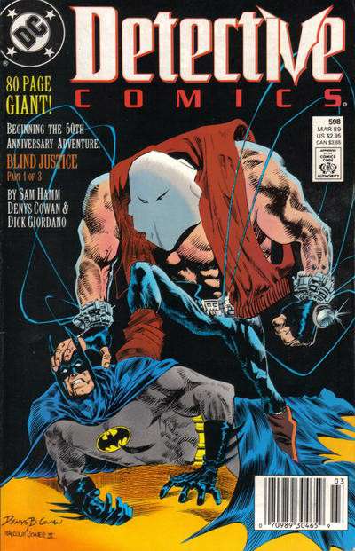 Detective Comics #598 Newsstand Edition