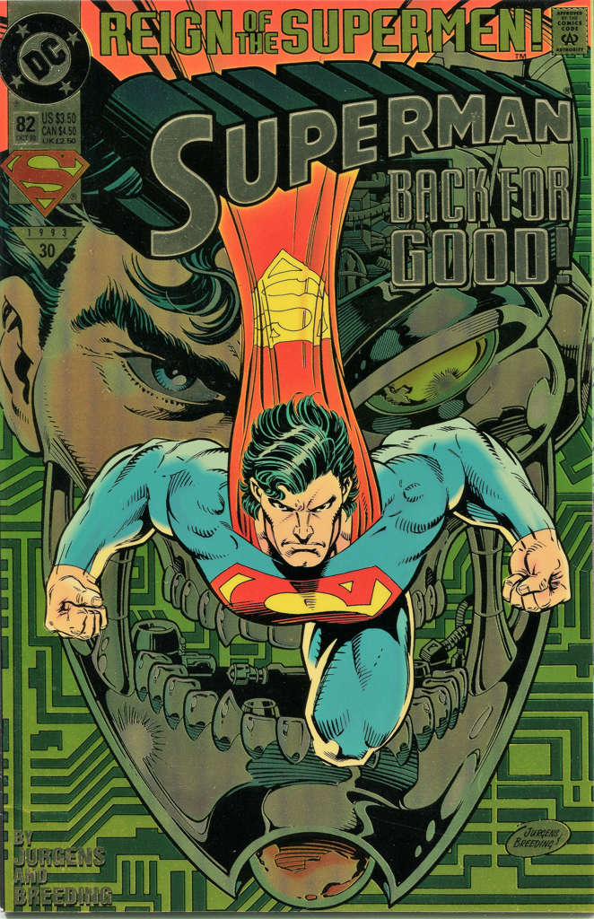 Superman (2nd Series) #82 Special Cover