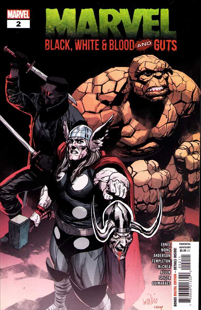 Marvel: Black, White & Blood and Guts #2