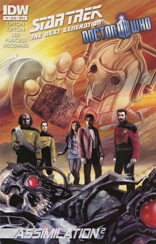 Star Trek: The Next Generation/Doctor Who: Assimilation #4 Variation A