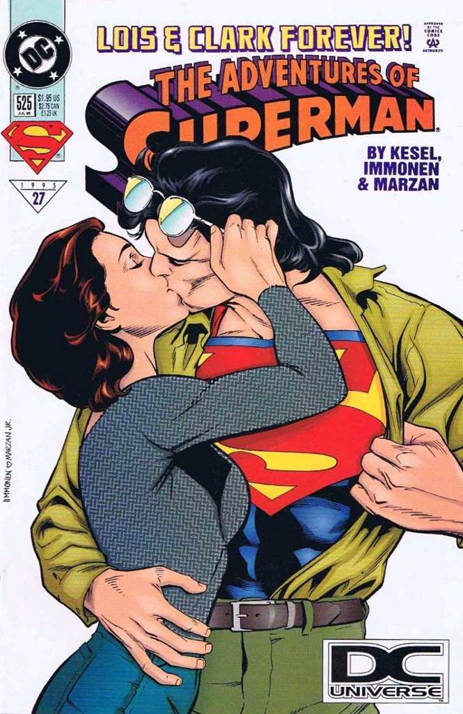 Adventures of Superman #525  - 2nd printing