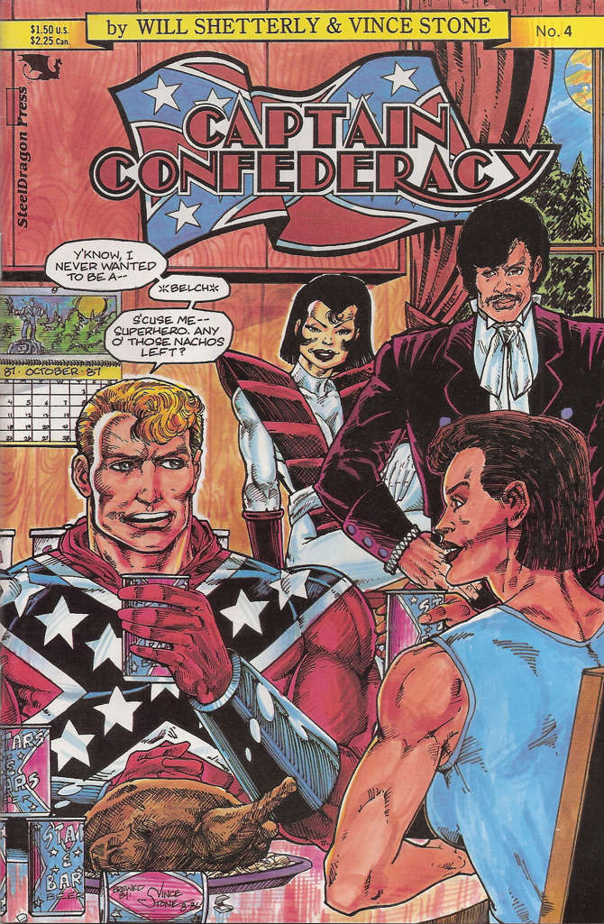 Captain Confederacy (Steeldragon) #4  - 2nd printing