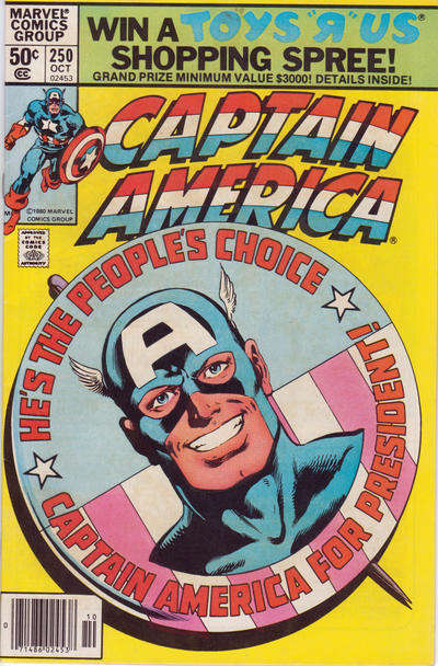 Captain America (1st Series) #250 Newsstand Edition