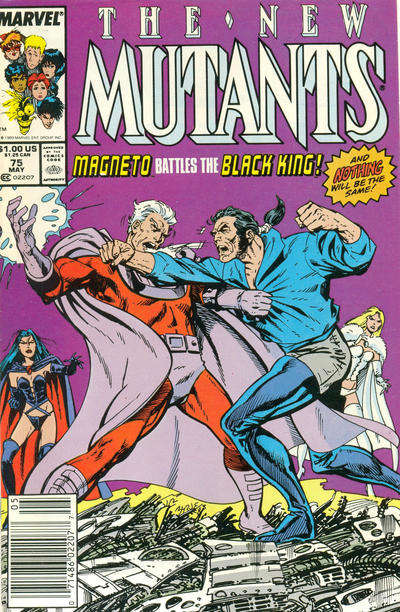 The New Mutants #75 Newsstand Edition