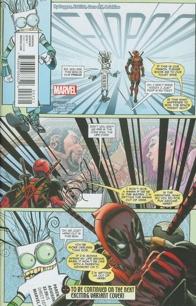 Deadpool (5th Series) #4 Variation A