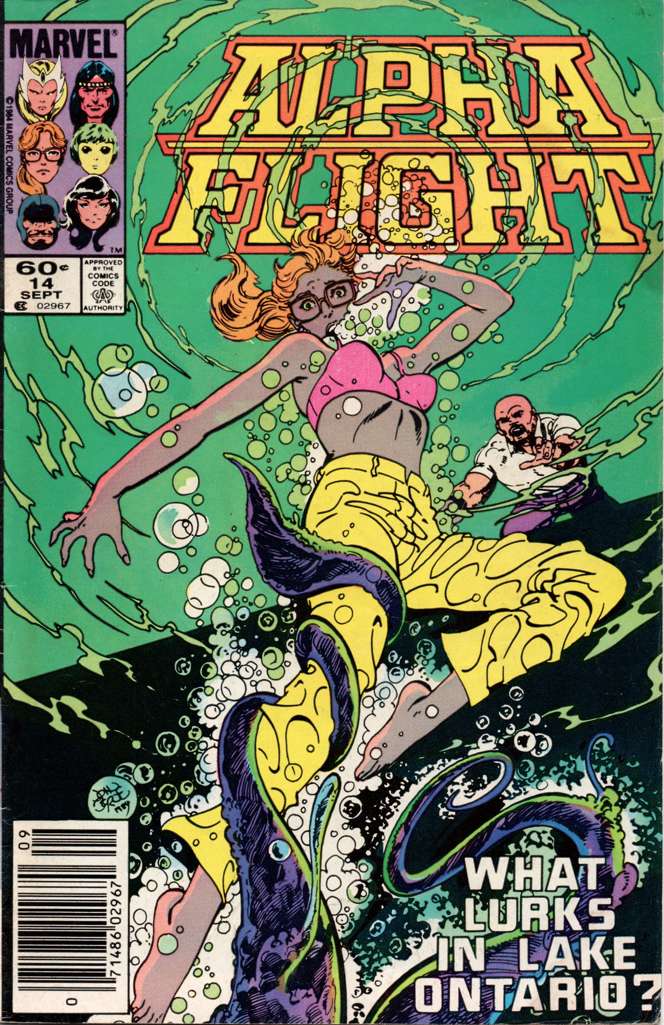Alpha Flight (1st Series) #14 Newsstand Edition