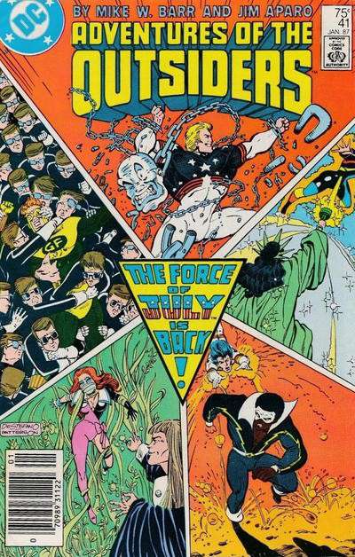 The Adventures of the Outsiders #41 Newsstand Edition