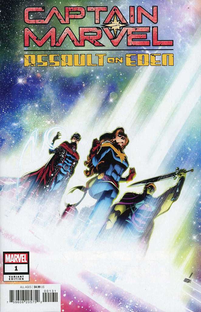 Captain Marvel: Assault on Eden #1 Variation A