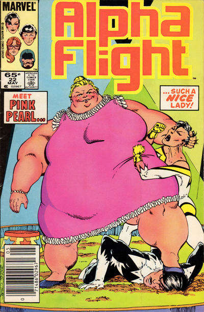 Alpha Flight (1st Series) #22 Newsstand Edition