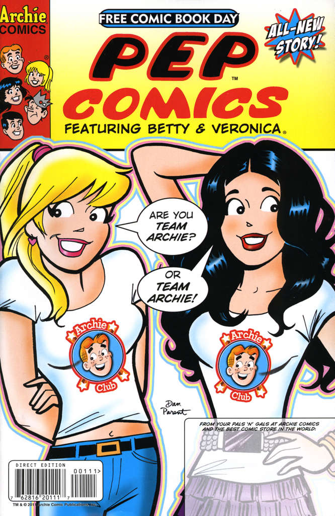 Pep Comics Featuring Betty and Veronica