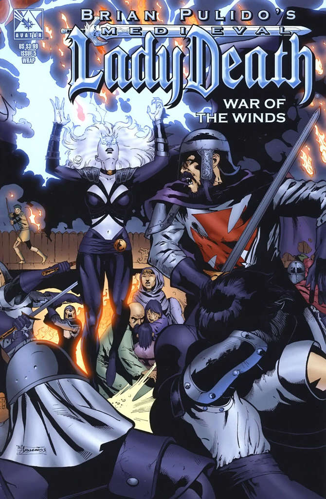 Medieval Lady Death: War of the Winds (Brian Pulido’s…) #5 Variation C
