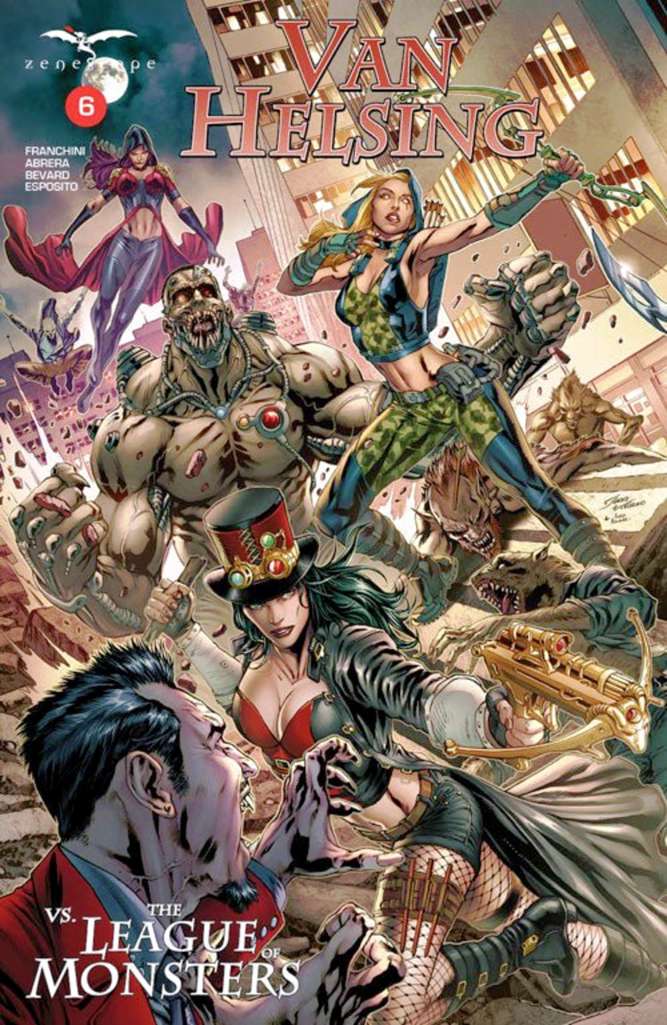 Van Helsing vs. the League of Monsters #6 Variation A