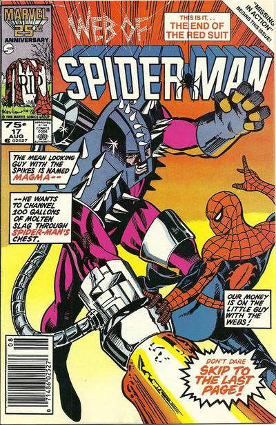 The Web of Spider-Man #17 Newsstand Edition