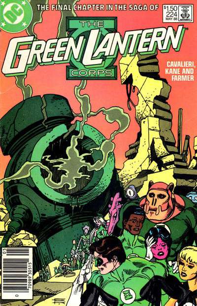 The Green Lantern Corps #224 Newsstand Edition