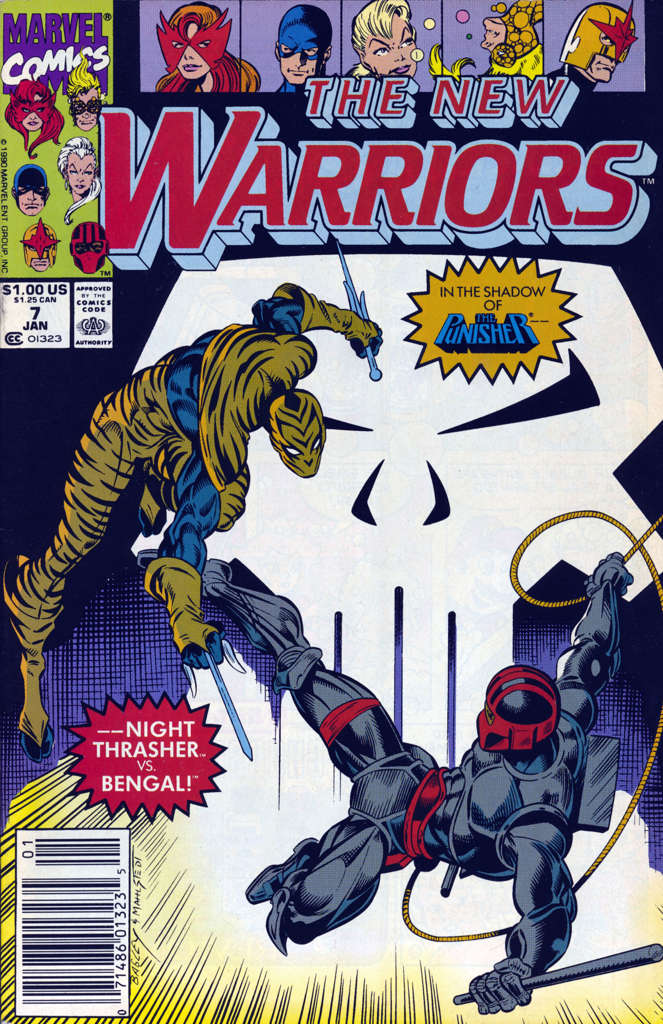 The New Warriors #7 Newsstand Edition