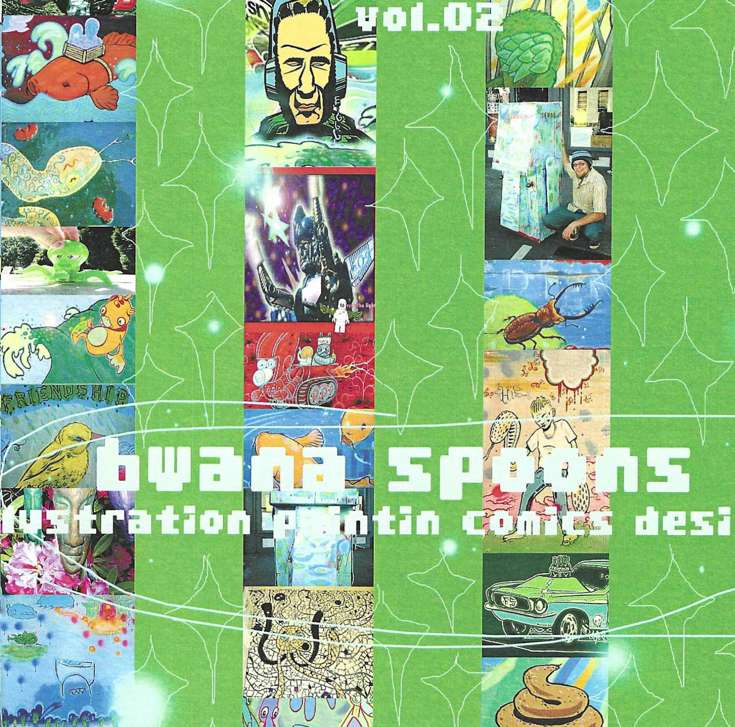 Bwana Spoons Paintin Illustration Design