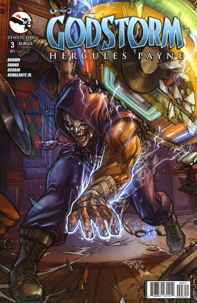 Grimm Fairy Tales Presents Godstorm: Hercules Payne #3 Variation A