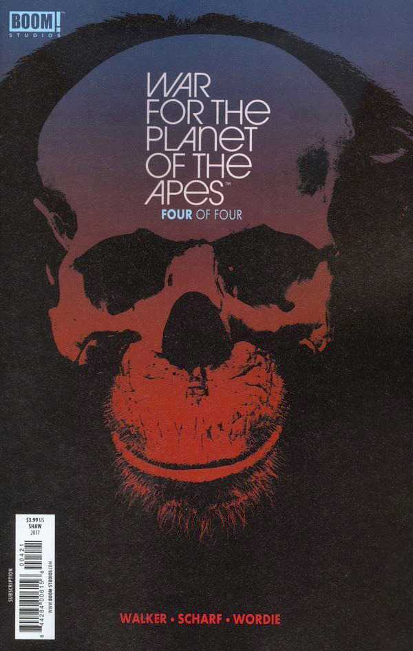 War for the Planet of the Apes #4 Variation A