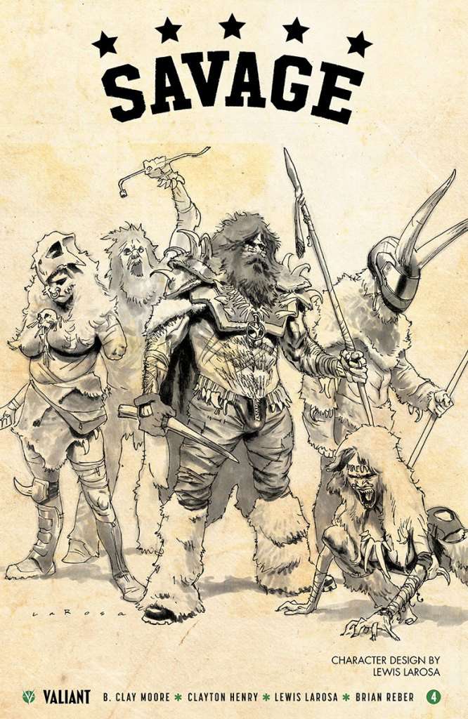 Savage (Valiant) #4 Variation C