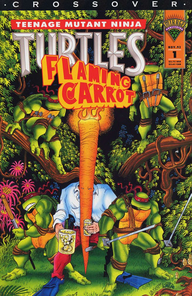 Teenage Mutant Ninja Turtles/Flaming Carrot Crossover