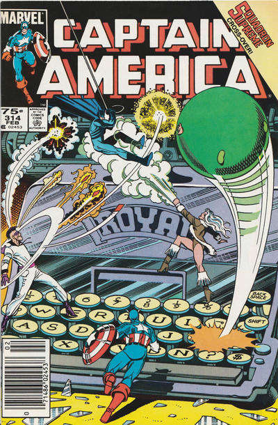Captain America (1st Series) #314 Newsstand Edition