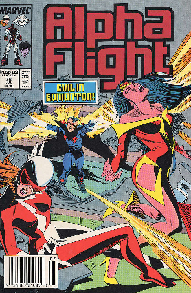 Alpha Flight (1st Series) #72 Newsstand Edition