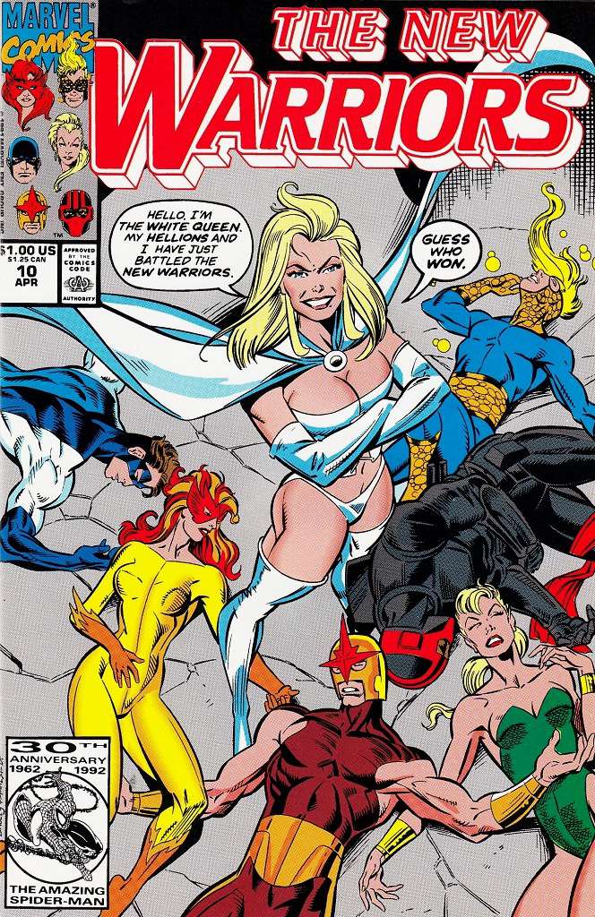 The New Warriors #10  - 2nd printing