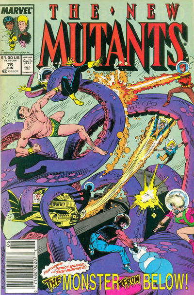 The New Mutants #76 Newsstand Edition