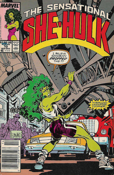 The Sensational She-Hulk #10 Newsstand Edition