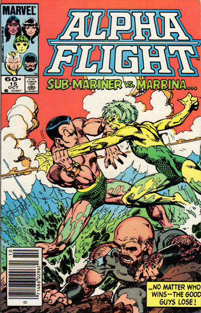 Alpha Flight (1st Series) #15 Newsstand Edition