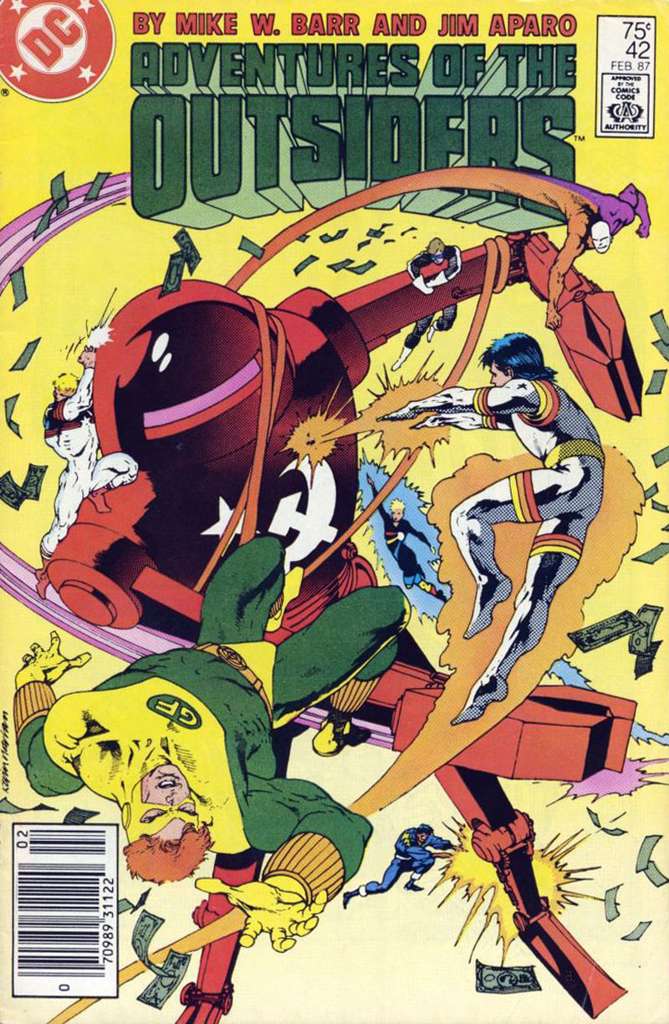 The Adventures of the Outsiders #42 Newsstand Edition