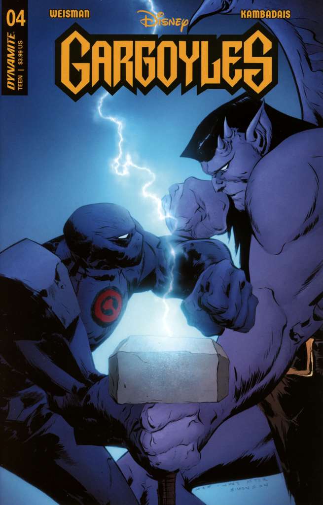 Gargoyles (Dynamite) #4 Variation E