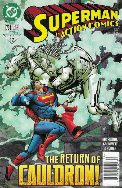 Action Comics #731 Newsstand Edition