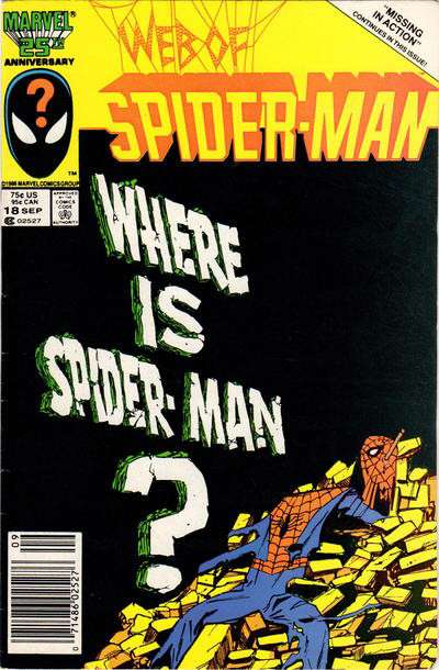 The Web of Spider-Man #18 Newsstand Edition