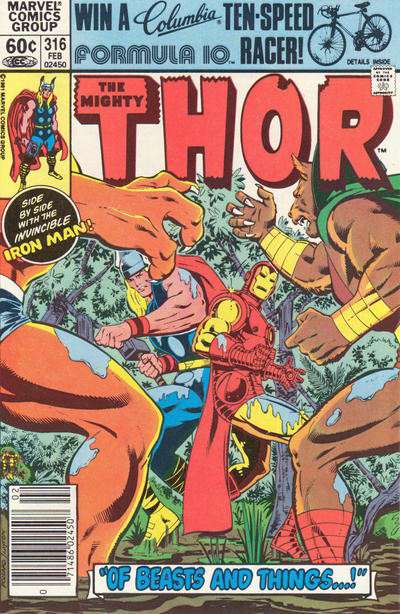 Thor #316 Newsstand Edition