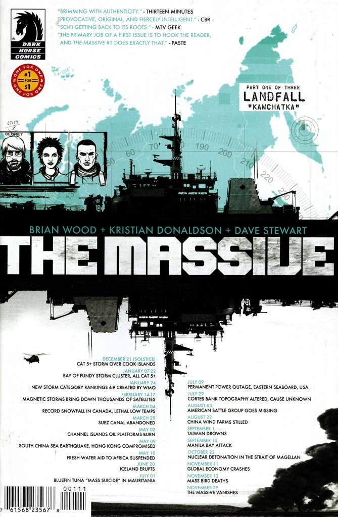 The Massive #1  - 2nd printing