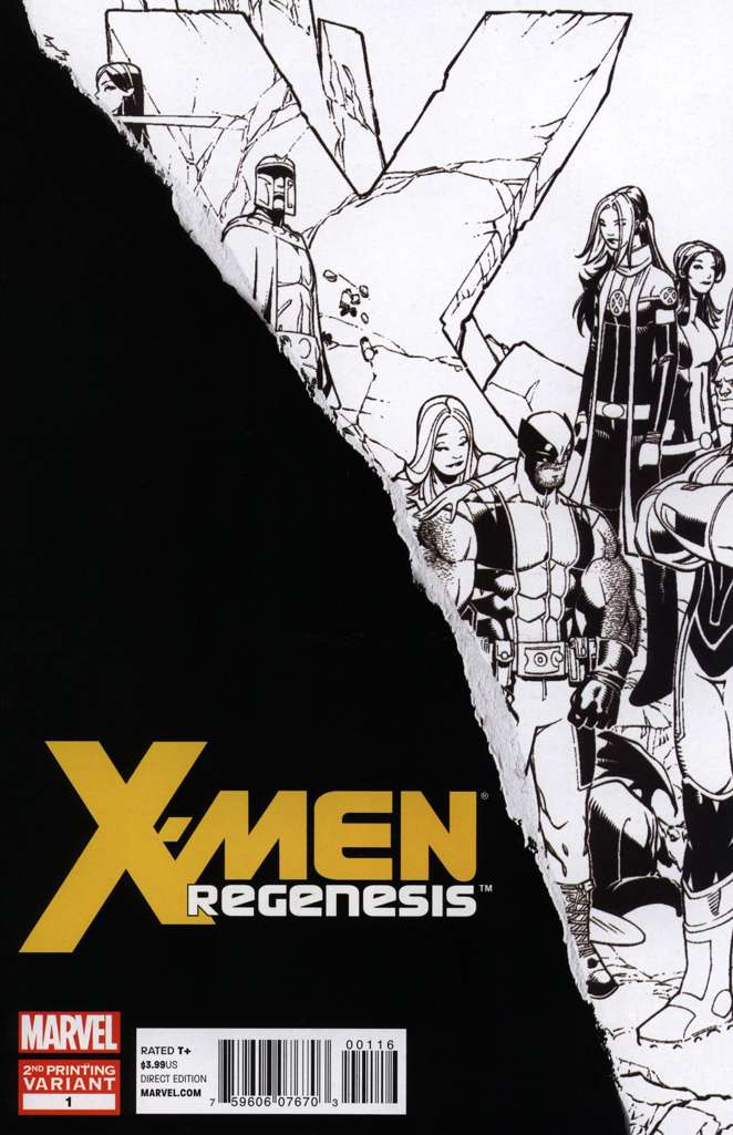 X-Men: Regenesis #1 Variation B - 2nd printing
