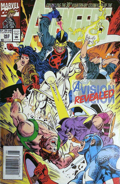 The Avengers #362 Newsstand Edition