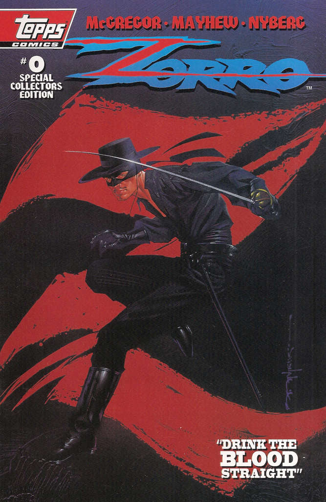 Zorro (Topps) #0  - 2nd printing